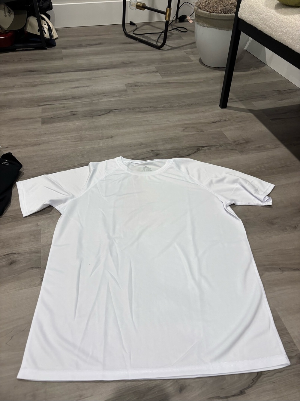 Plain White Performance Tee